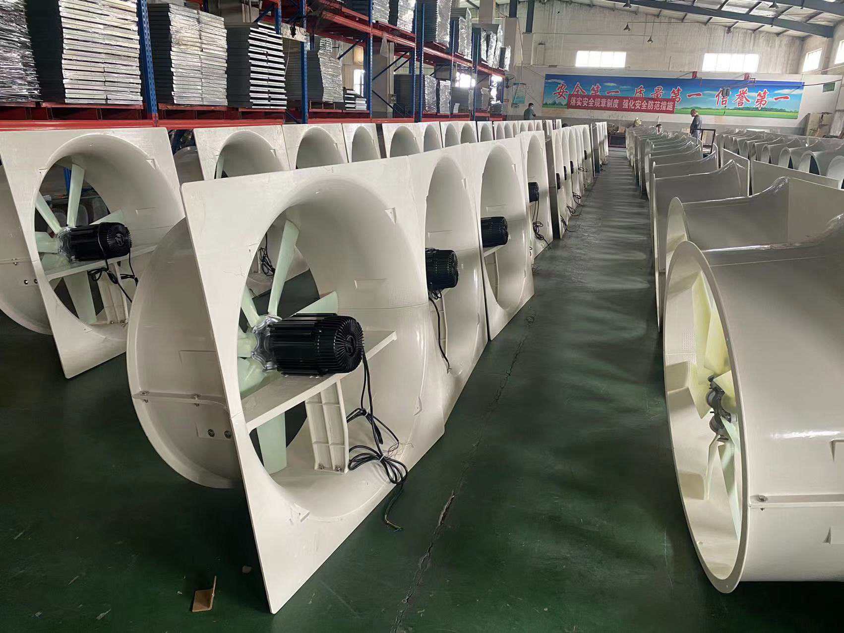 A Jienuo által gyártott új FRP ventilátor termék